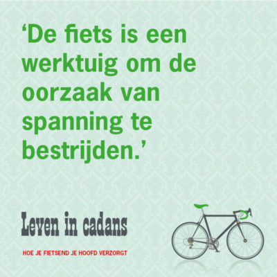 De fiets is een werktuig..