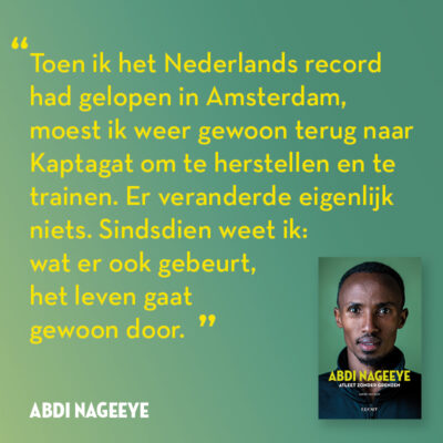 Toen ik het Nederlands record had gelopen..
