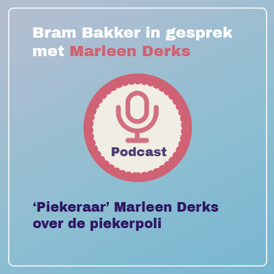 Marleen Derks auteur-Nooit meer piekeren podcast Bram Baker