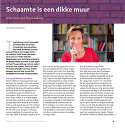 Schaamte is een dikke muur Interview Teus Lebbing